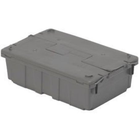 LEWISBINS ORBIS Flipak® Distribution Container FP08 - 20-3/5 x 13-1/2 x 6-1/2 Gray FP08